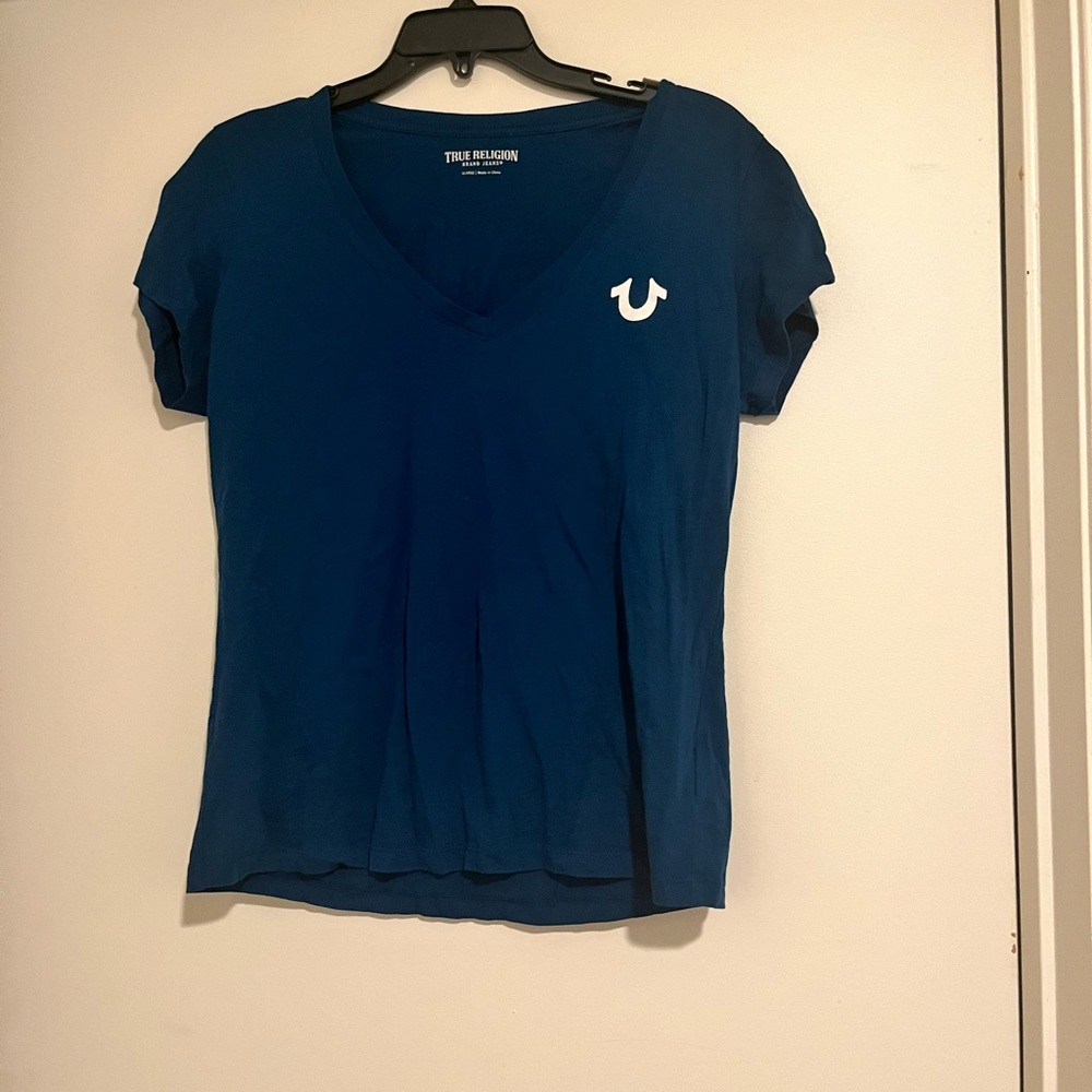 Blue True Religion T -Shirt